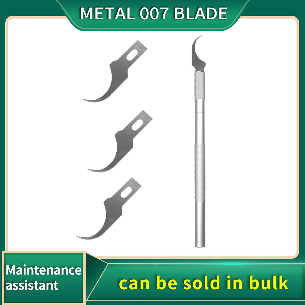 

Metal 007 blade for CPU NAND IC Black Glue Remover Knife Thin Blade Mobile Phone Repair Blades Motherboard carving knife tools