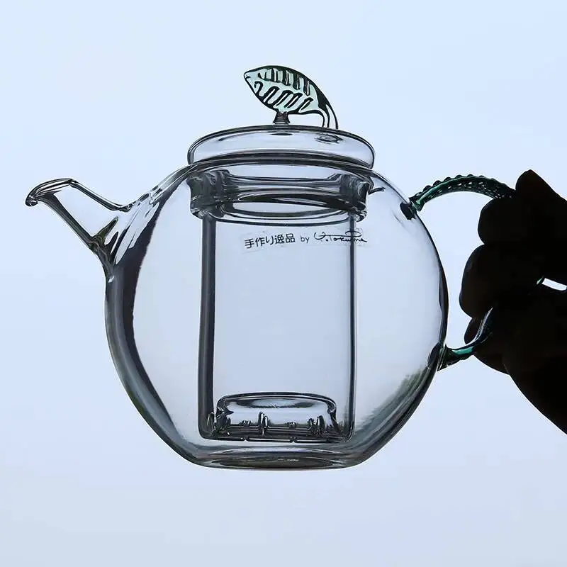 In Stock, Imported From Japan, Handmade Heat-Resistant Transparent Teapot With Glass Filter, Can Be Heated