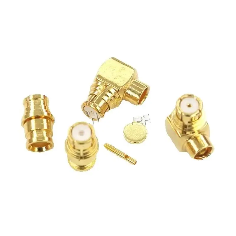 1 PCS SMP-KB2 SMP-KWB2 Adapter for RG405 Semi-felxible Semi-Rigid Cable All Copper Gold-Plated