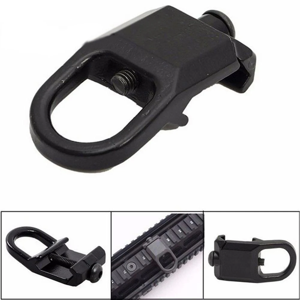 Tactical Quick detail RSA GBB Buckle QD Sling Steel Mount Attachment Adapter Fit 20mm Rail Hunting Airsoft Rifle Gun accessori