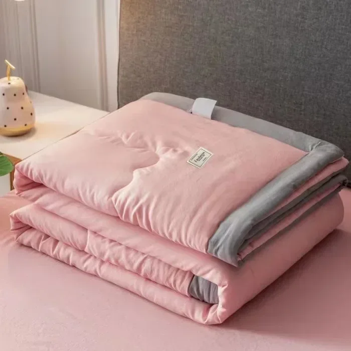 

Home Furniture Washed Cotton Air-conditioned Quilt for Single Dormitory Summer Quilt Core Machine Washable Thin Summer Quilt