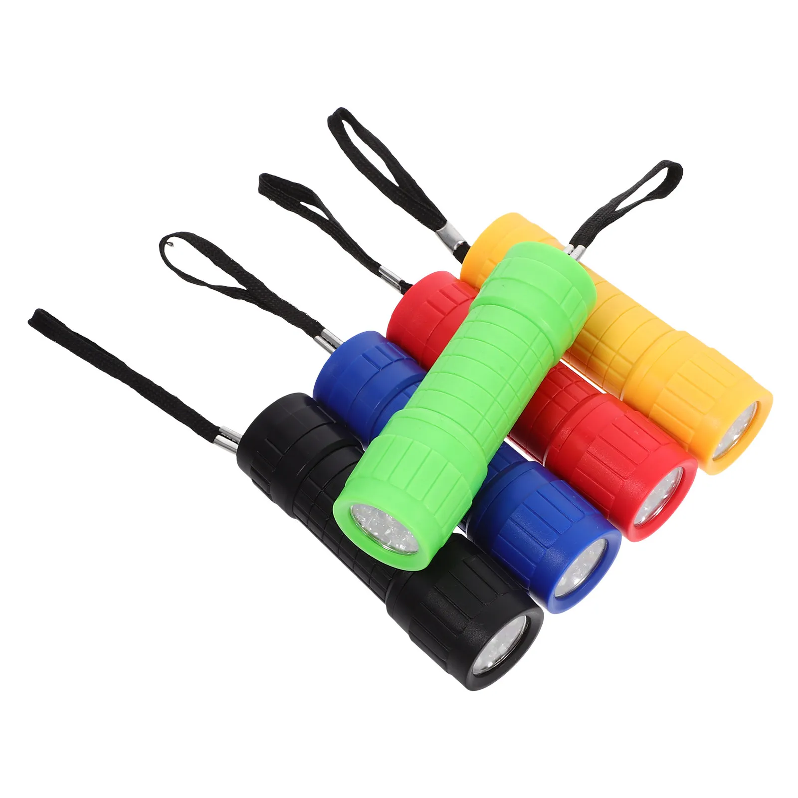 

5Pcs Powerful Mini Flashlight with Multiple LED Beads Uniform Bright Light Outdoor Travel Flashlight for Camping Hiking