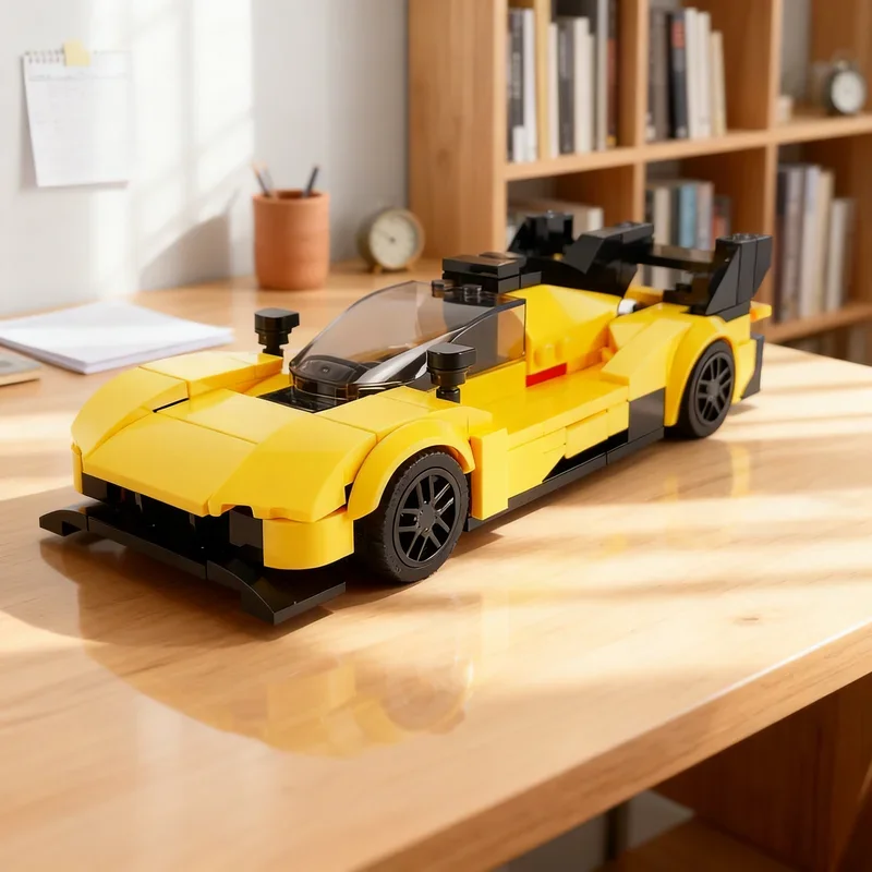 

312pcs MOC City Champions Ferrariesd AF Corse Model Building Blocks Architecture Toys Festival Gifts Idea Education Brick