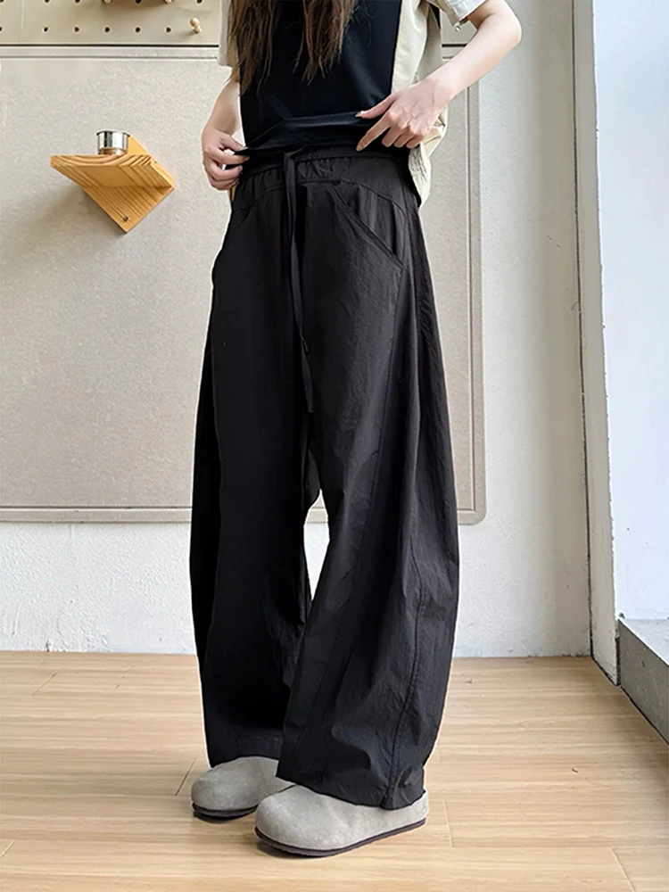 

Outdoor Quick Dry Straight Leg Casual Pants Men's American Loose Fit Workwear Trousers Hiking Sports Leisure Trousers