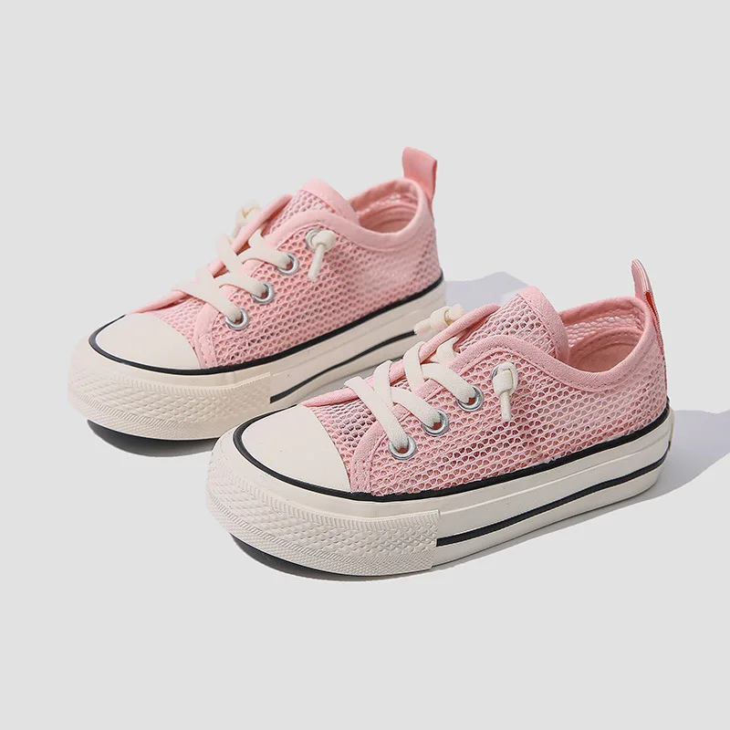 2023 primavera autunno Sneakers per bambini scarpe di tela scarpe da Skate sportive per bambini ragazze ragazzo Mesh Sneakers comode e traspiranti