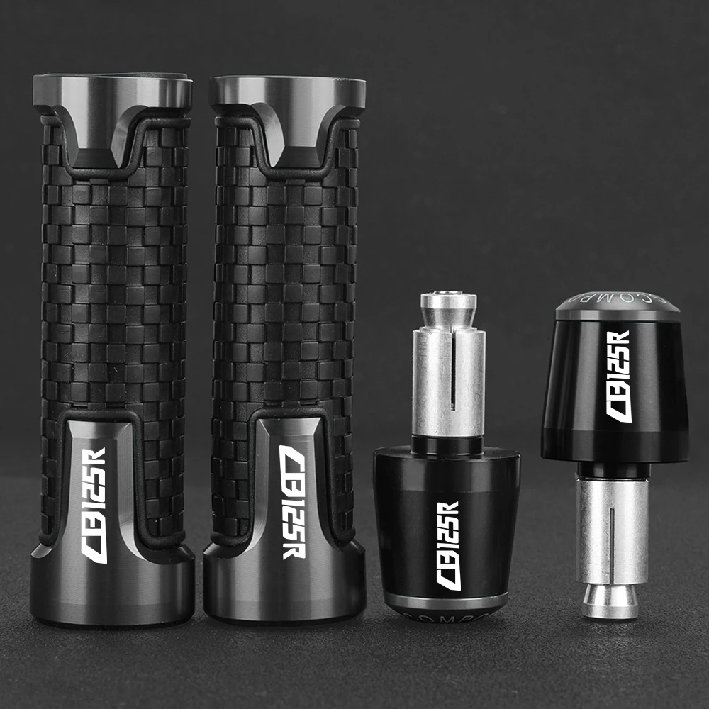 

For HONDA CB125R CB125 CB 125 R 125R 2011-2023 2022 2021 2020 2019 2018 2017 7/8'' 22MM Handle Bar Cap End Plugs Handlebar Grips