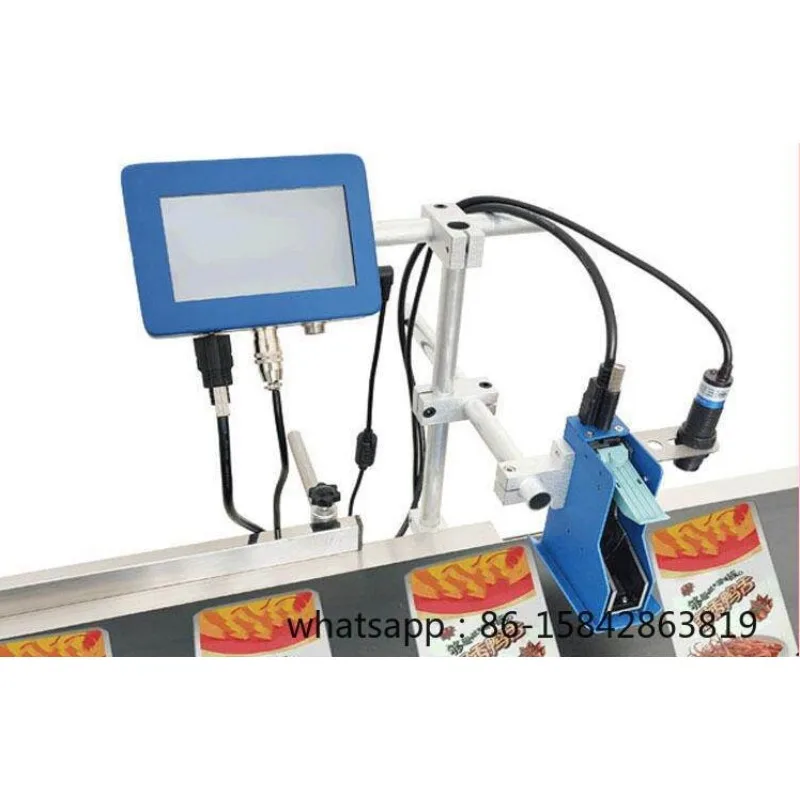 

Automatic assembly line inkjet printer, food packaging bag point production date, small inkjet printer
