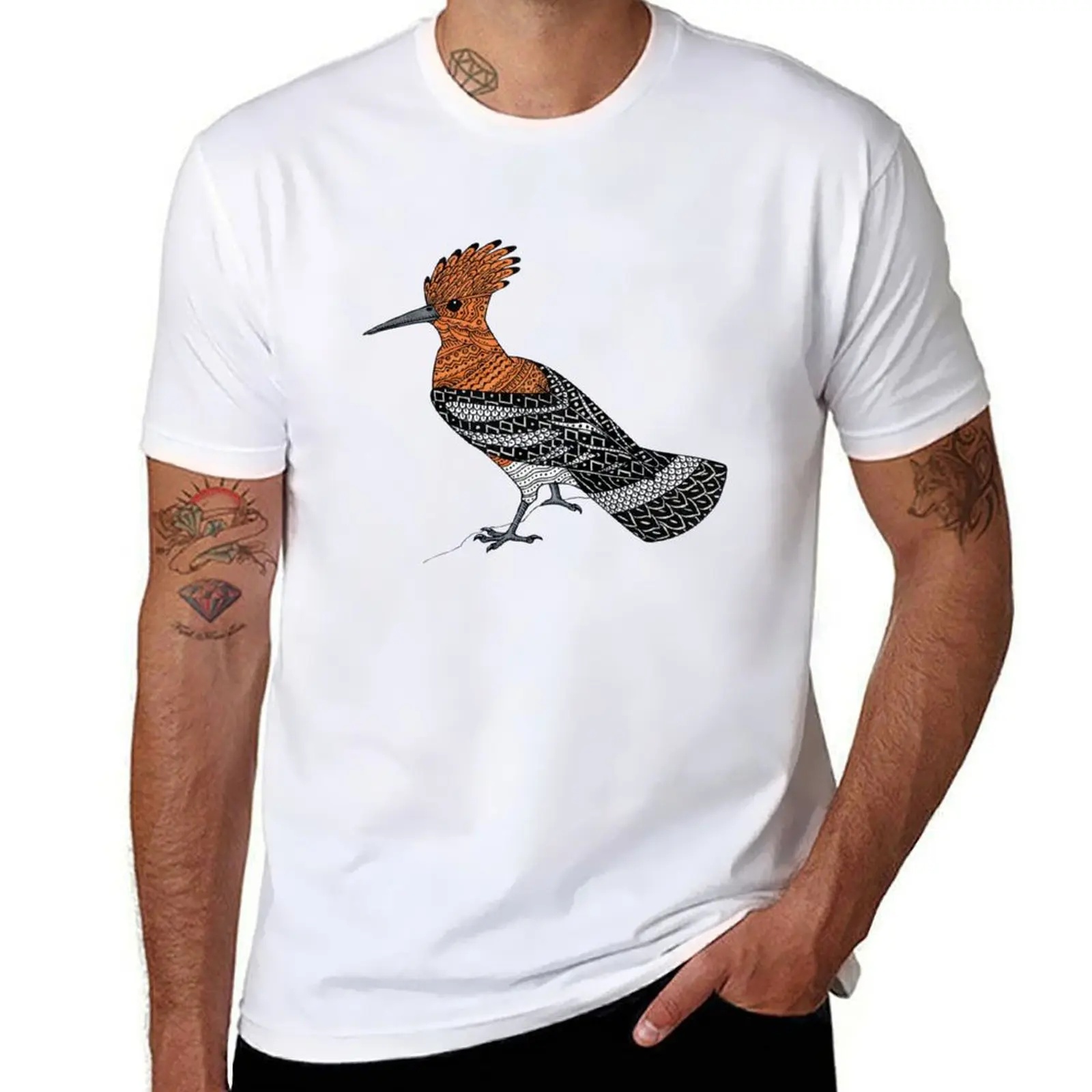 

Hoopoe T-Shirt g man t shirts for men t shirt men 100% cotton luxury brand t shirts for man slim fit T-Shirt