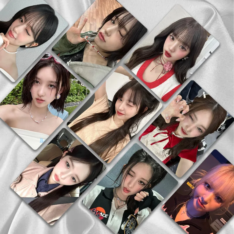 KPOP 50pcs/set IVE New Album Laser LOMO Card Rei LIZ Leeseo Yujin WonYoung GAEUL Girl Group Collection Gift Postcard Photo Card