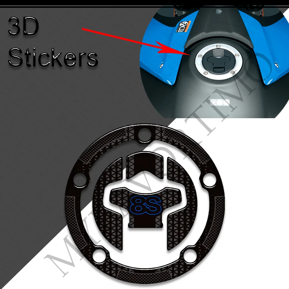 Fuel Tank Sticker GSX 8S Motorcycle Tank Pad Protector Stickers Anti Scratch For Suzuki GSX-8S GSX8S GSX 8S 800