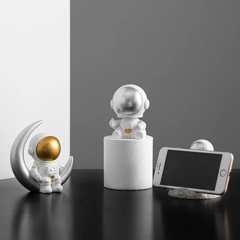 Nordic Astronaut Resin Accessories Home Livingroom Desktop Sculpture Ornaments Art Children's Room Figurines Crafts