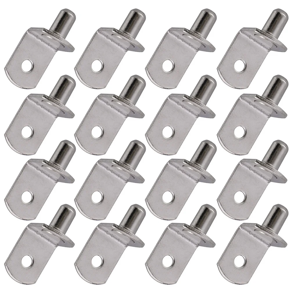 

25 PCS Brackets L-shaped Laminate Holder Shelf Support Cylinder Metal Iron Shelving