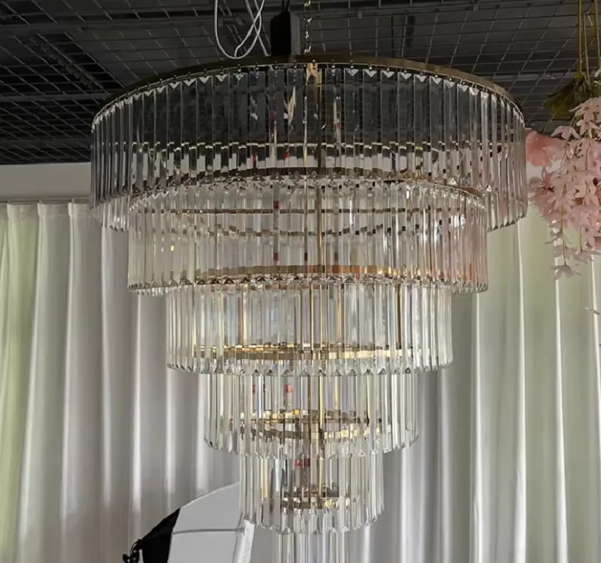 Wedding Decor Supply Store - Akrylowy Żyrandol Dekoracja Sklepu z Artykułami
