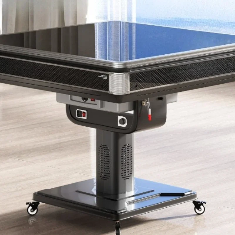 Fully automatic mahjong machine, five-piece dining table hemp all-in-one machine dual-purpose