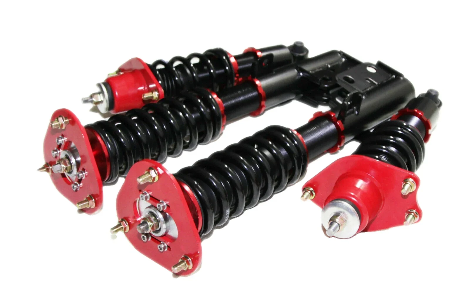Red Coilover Suspension Reduction Kit, Compatible with 2005-2008 Honda/Acura Civic TC Base/Roadster 2D