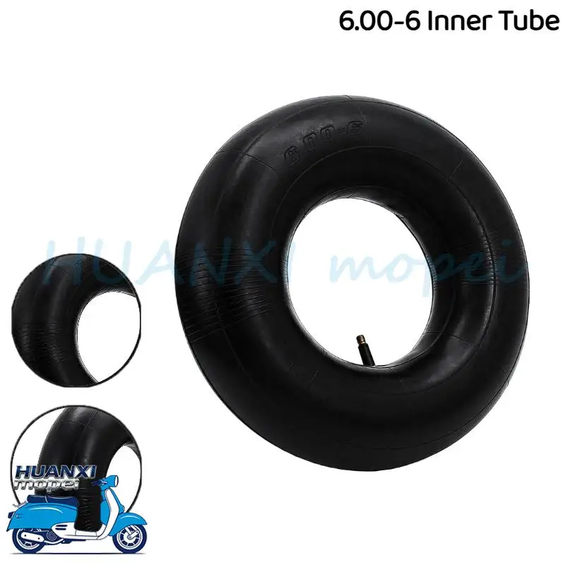 

15x6.00-6 6.00-6 Inner Tube Straight Valve Stem Universal Butyl Rubber Thickened Wearproof Air Tight Replacement Tube Fit ATV Golf Cart Go Kart Lawn Mower Wheelbarrow Yard Trailer