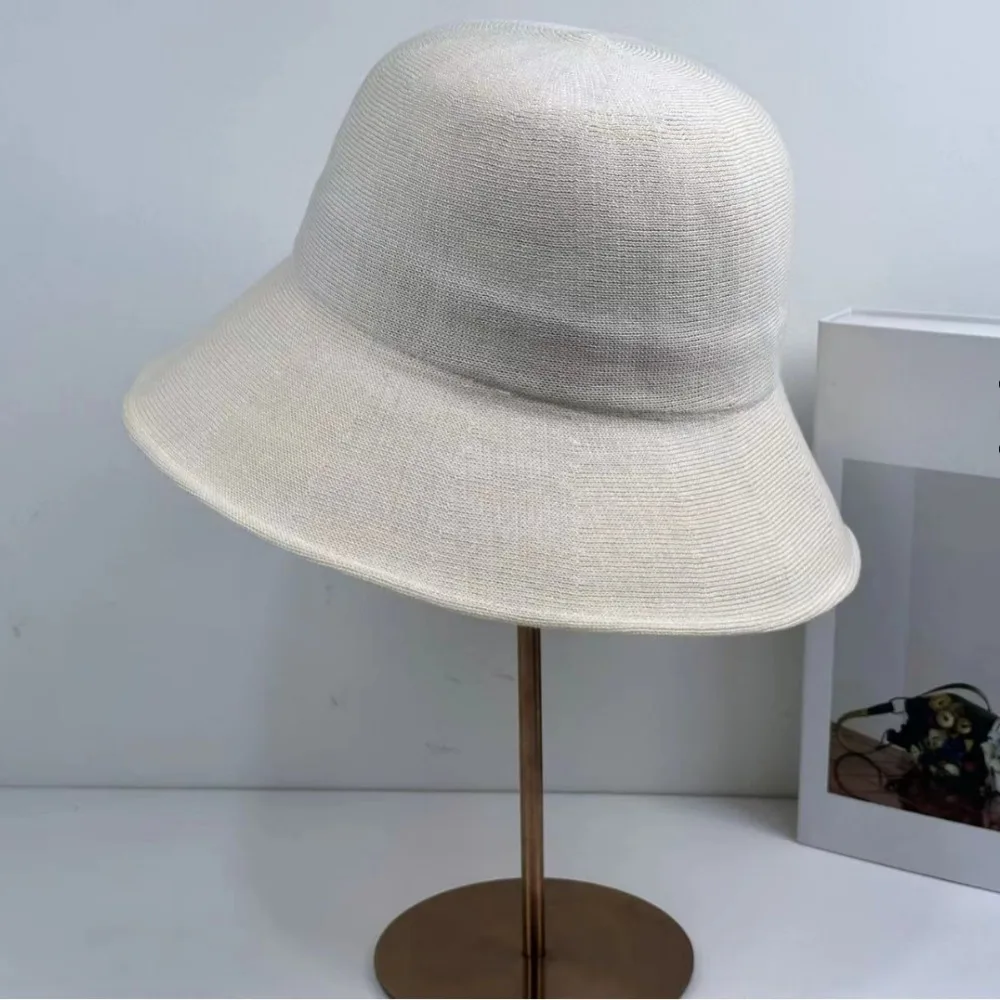 

Высококачественная рыбацкая шляпа с защитой от солнца, модная и гладкая шелковая шляпа для женщин, солнцезащитная панама, популярный подарок