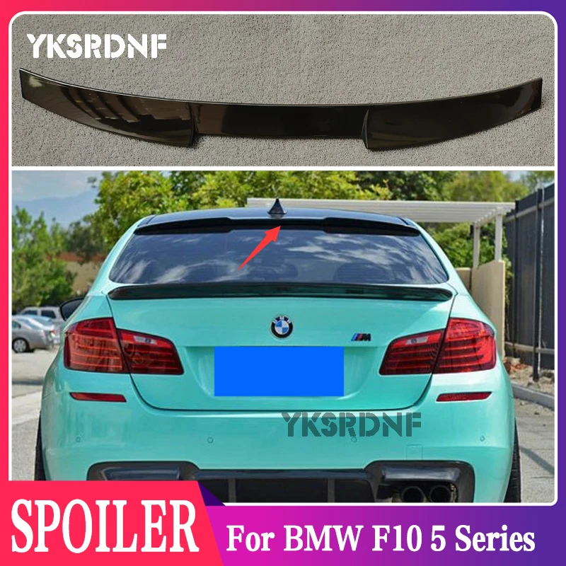 Per BMW F10 5 serie Spoiler 528i 535i 550i 2011-2017 plastica ABS Primer colore lunotto posteriore tetto Spoiler accessori auto