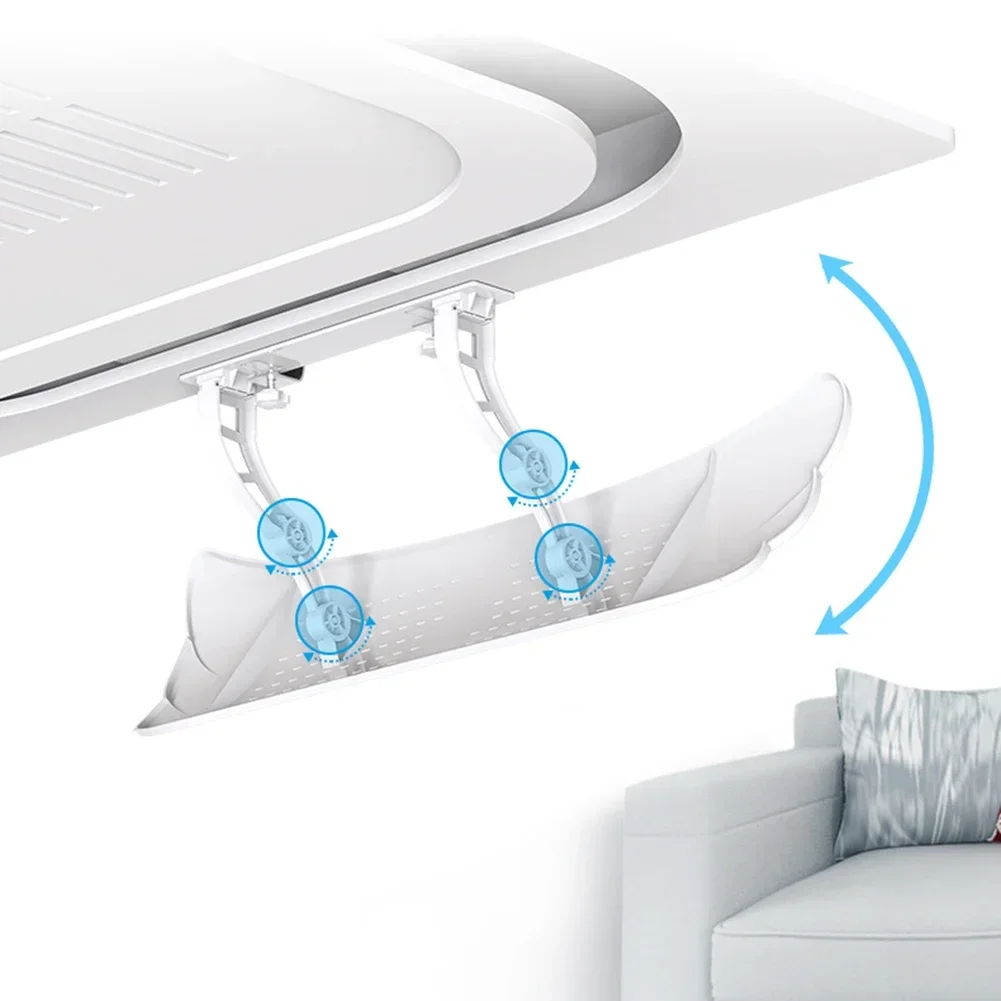 Central Air Conditioning Windshield Environmentally Friendly ABS Material Adjustable Angle Large Size Office Comfort