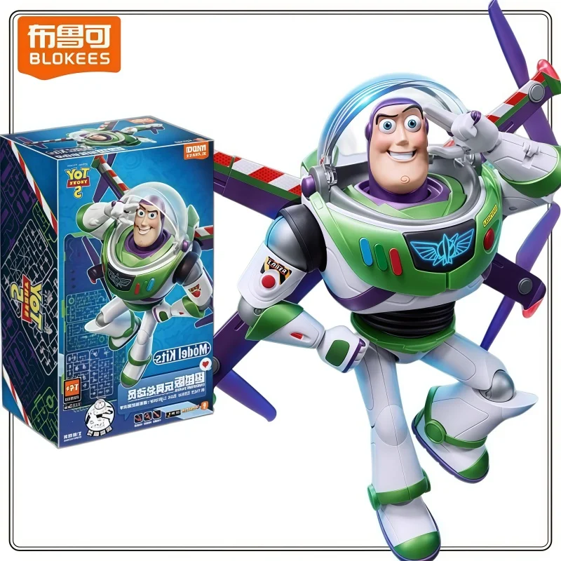

New Blokees Beyond Edition Fun Adventure Buzz Lightyear Action Figures Assembled Model Multi Jointed Style Birthday Gift Deco