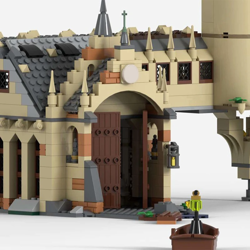 694pcs MOC Harry Bridge House Scenic DIY Model Bouwstenen Verjaardag Speelgoed Cadeau