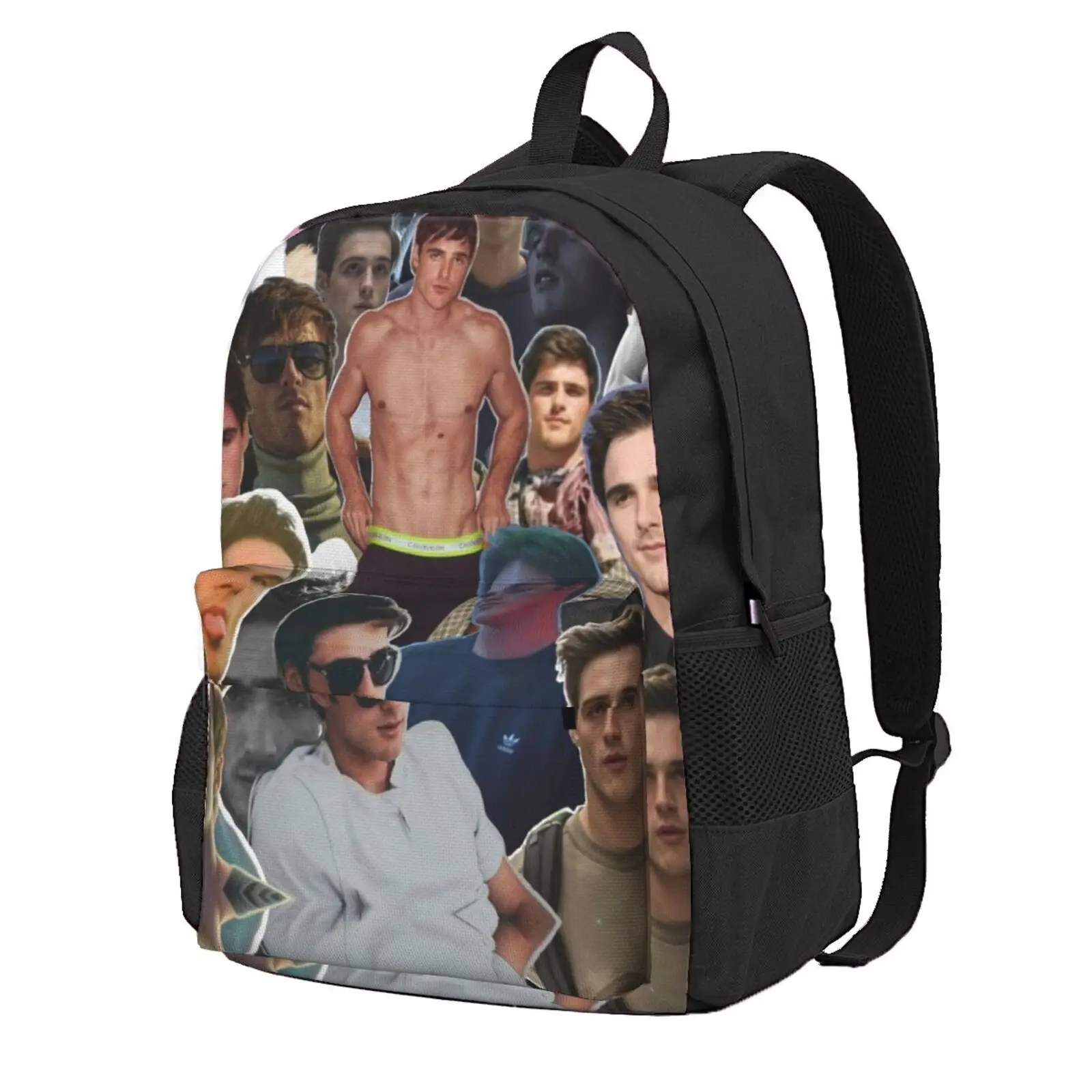 Jacob Elordi Collage Hot Sale Schoolbag Backpack Fashion Bags Jacob Elordi Collage Hot