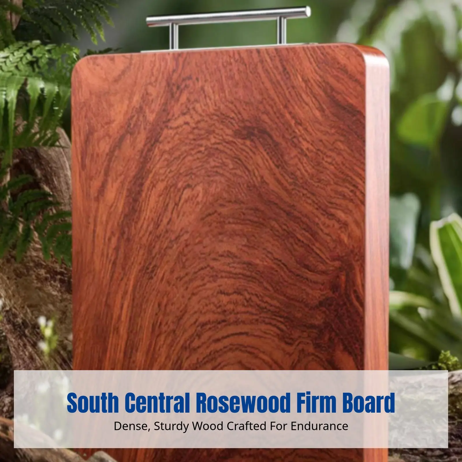 

Доска для кухни из твердой древесины, антибактериальная разделочная доска из палисандра, устойчивая к микроорганизмам, прямоугольная, для домашней кухни