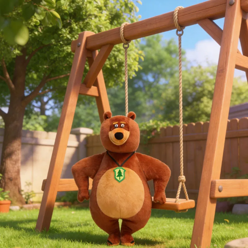 

Best Seller Cute Grizzy & Les Lemmings Style Plush Toy Set Cartoon Animal Stuffed Dolls Animated Series Style Collectible Gift