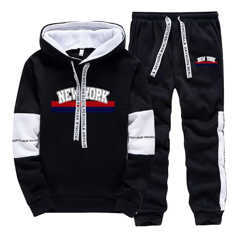 

Mens Tracksuit Printed Casual Sweatshirts Outdoors Sports Jogging Mens Clothing 2026 Fashion Versatile Single Piece Hoodie Pants