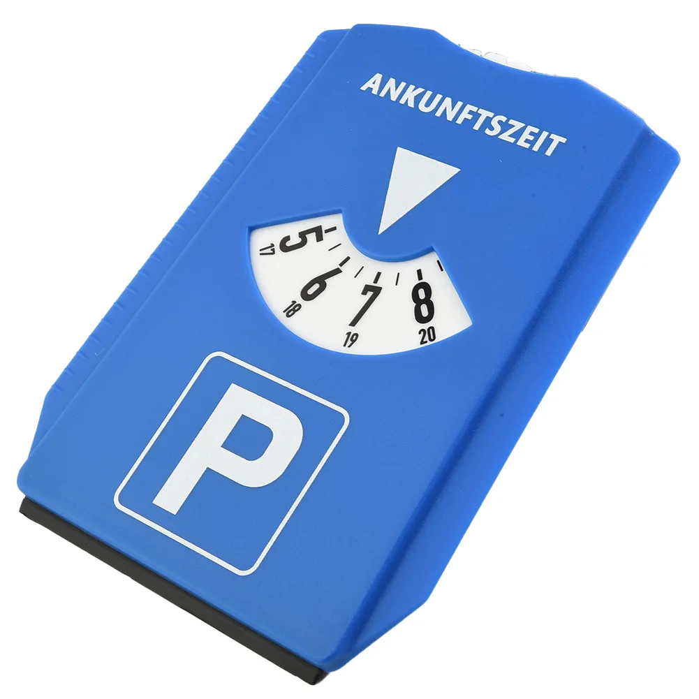 1*Parking Timer Run Stop Switch Parking Disc ABS Parking Meter 15.2x12.4x0.8cm Blue High Quality Practical To Use