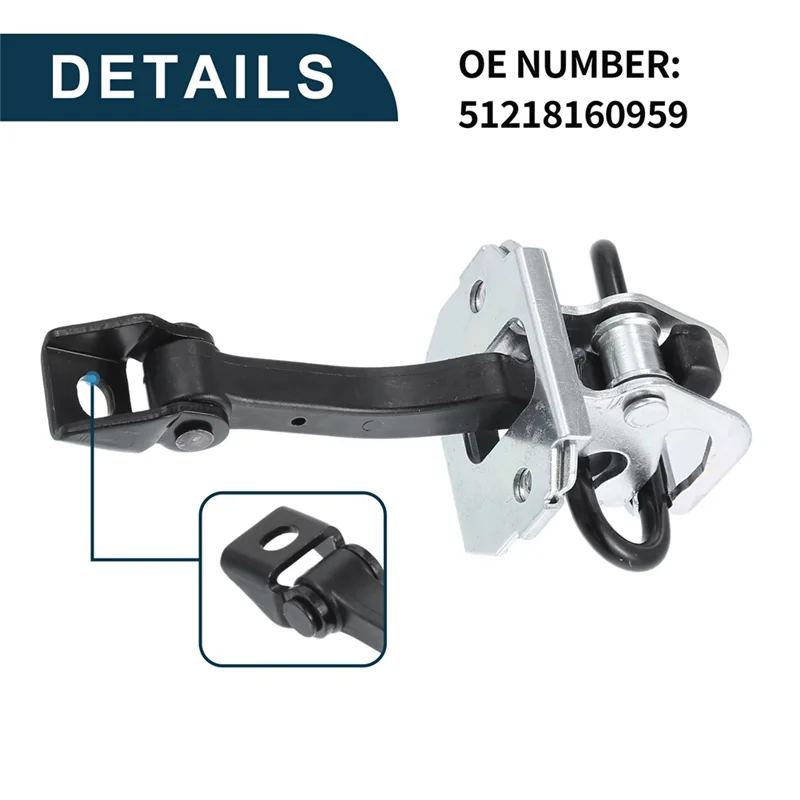 

New High Quality Car Door Check Strap Stopper Limiter Hinge 51218160959 For BMW 3 Series E46 1997-2005 Saloon Estate-A61E