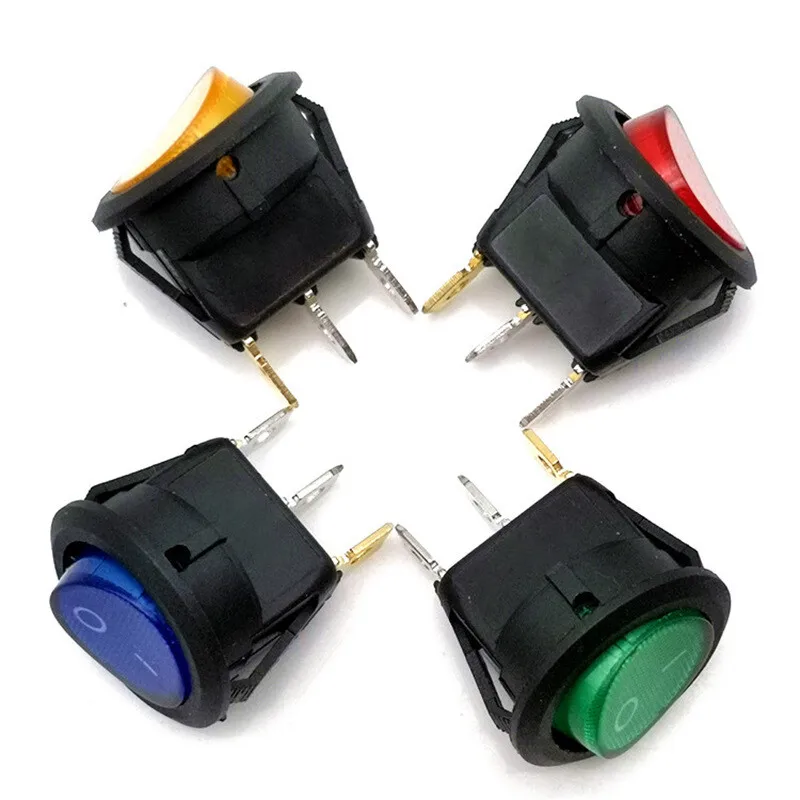 20 حزمة LED نقطة ضوء 12 فولت سيارة السيارات قارب جولة الروك التبديل SPST التبديل - #3