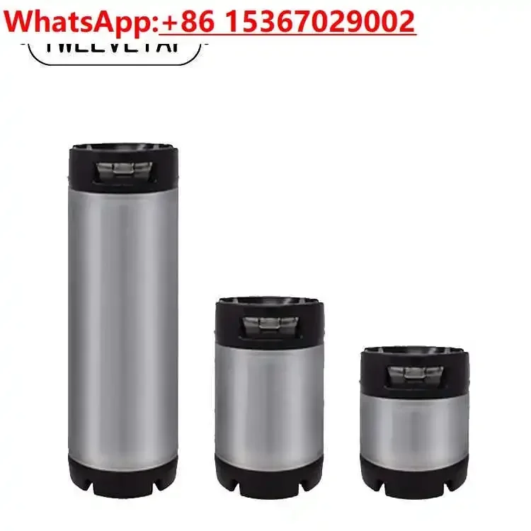 9.5L 19L 304 Stainless Steel  Barrel Syrup Barrel Fermentation Barrel Food Grade Beer  Craft Brewing Home Brewing