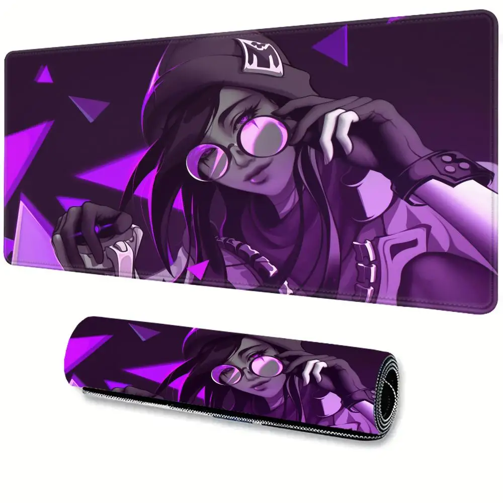 Valorant Large Mouse Pad Anime Cartoon Deskmat Gaming Mousepad Gamer Desk Protector Pc Accessories Keyboard Mat CuGamer Mousepad