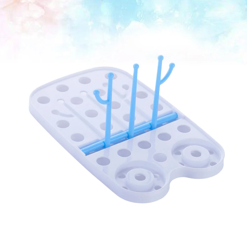 Mini Folding Baby Bottle Drying Storage Rack Baby Holder Feeding Bottle Organizer Random Color bottle dryer