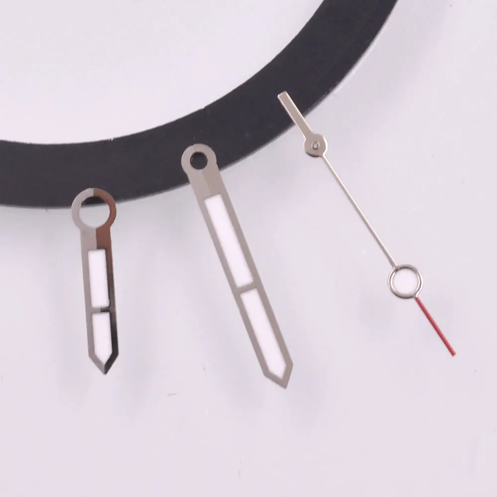 يد ساعة مضيئة للحركة التلقائية ، إكسسوارات خضراء ، تناسب NH35 ، NH36 ، ETA2824 ، PT5000 ، ST2130