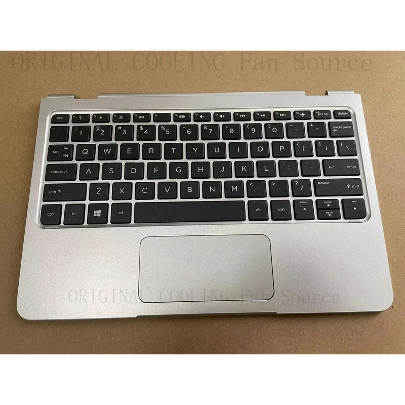 R+  FOR HP X2 210 G2 TPN-Q180 C Case Shell Silver with US Keyboard 860891-001