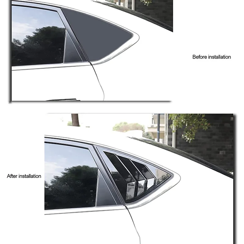 rear  window shutter stickers for Nissan Sylphy  sentra 2012-1019