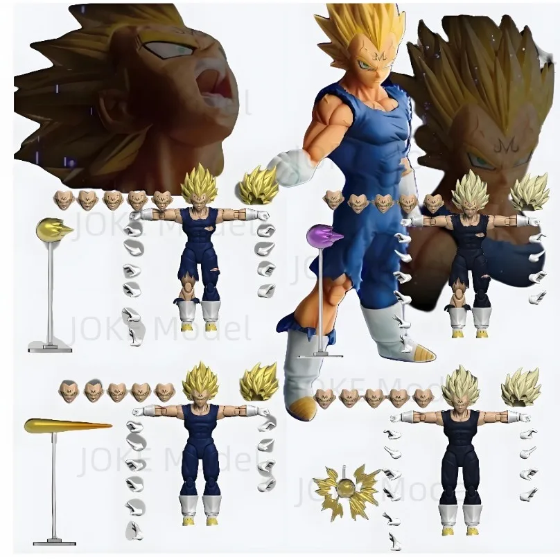 

Black Hole Toys & TK Dragon Ball SHF Super Saiyan SSJ Majin Vegeta Full Power Anime Action Figures Models Gifts Kid Toys