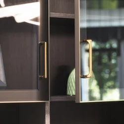 TONA Drawer Golden Pulls Modern Minimalist Wardrobe Handle Cabinet Knob Cupboard Handle Nordic Luxury Black Knobs