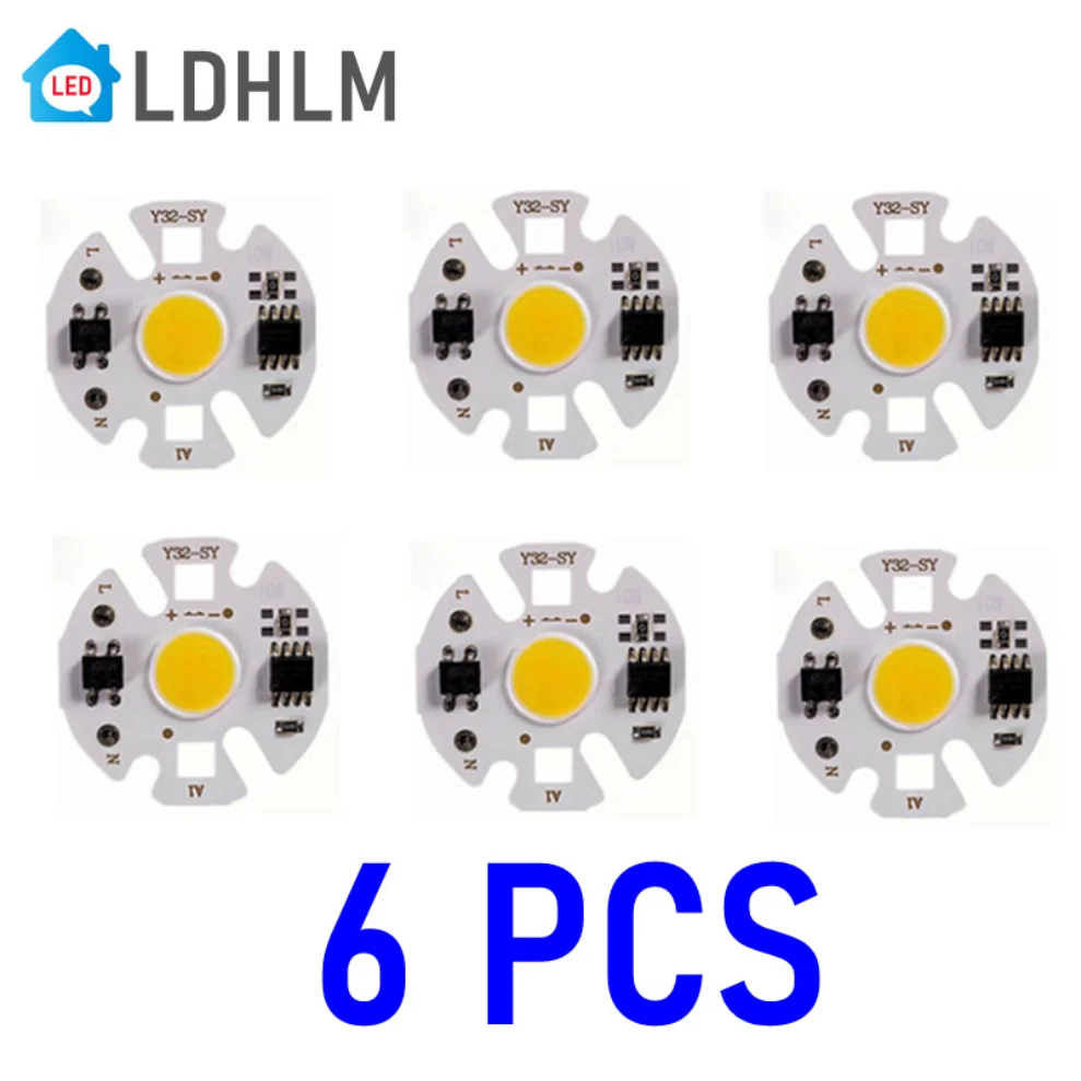 Lampa LED COB Koralik 3w 5w 7w 9w 10w 12w AC 220V 240V IP65 Inteligentny układ scalony Nie ma potrzeby sterownika DIY Światło halogenowe Żarówka LED Reflektor Zewnętrzny Chip