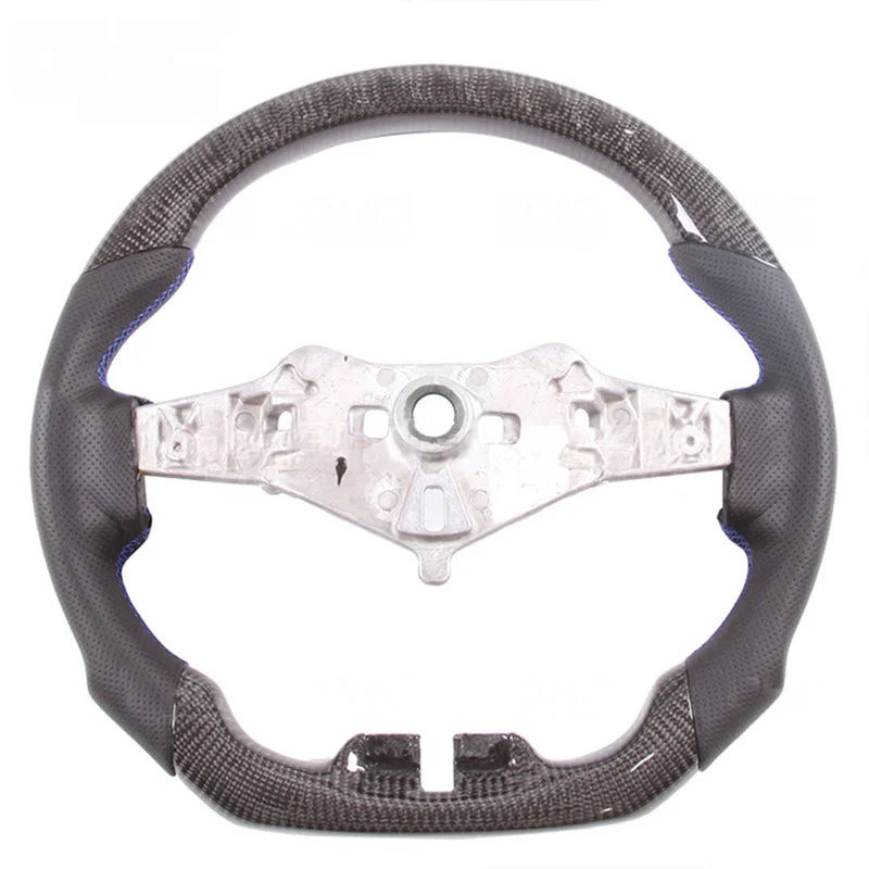 For Jeep Steering Wheel Horn Cover Carbon Fiber Red Line Center Mark Interior Mod Style 2011-2016 Shell