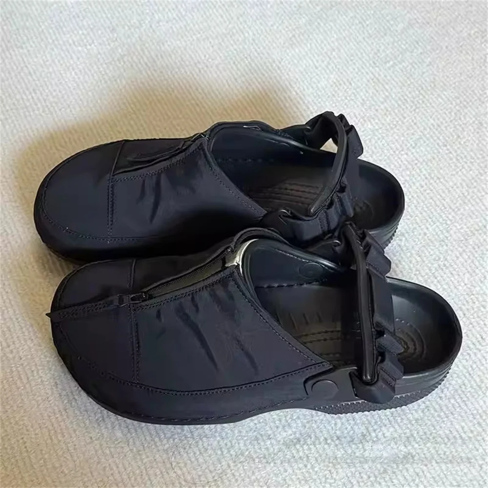 

Slippers for Men In Summer Men Round Toe Loafers Lazy Commuter Outdoor Baotou Slippers Sneakers Beach Casual Comfort Mules