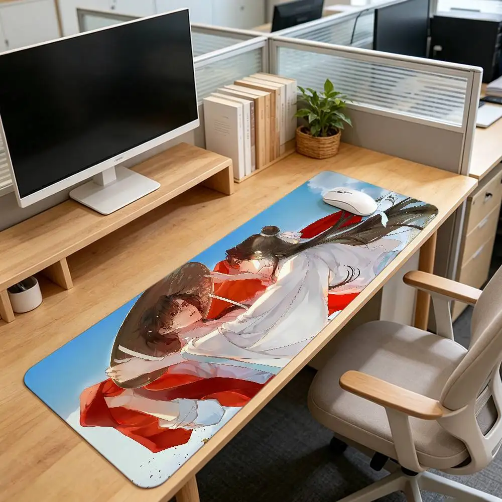 Anime Heaven Official’s Blessing Gaming Mouse Pad Non-Slip Lock Stitched Edge Large Office Desk Mat For Computer And Keyboard