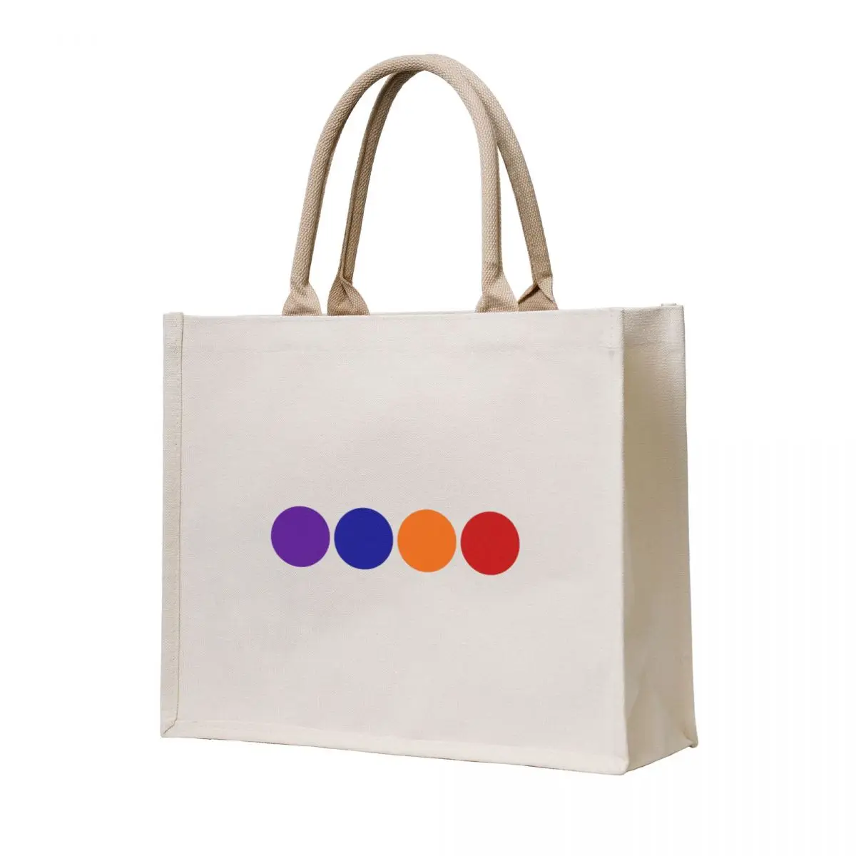 

Purple Blue Orange Red Tote Bag tote bag men's Shopper custom tote bag