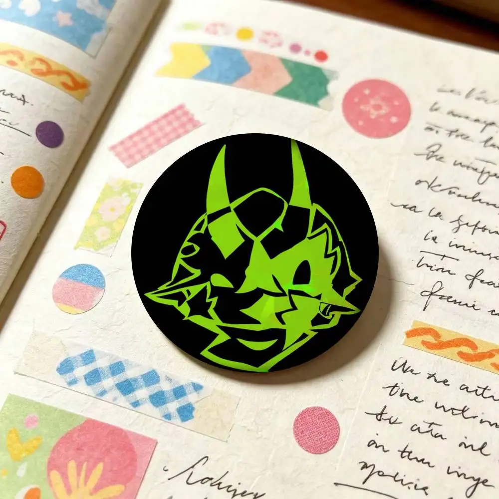 Hot Game Cartoon Phighting Soft   Soft Button Pin Round Metal Badge Lapel Pin Parts Gift Friends Kid Jewelry