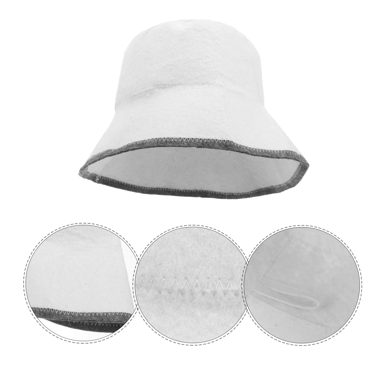

Breathable Thick Wool Sauna Hat Lightweight Soft Durable for Women Shower Accessories Bath Cap Sauna Hat for Men