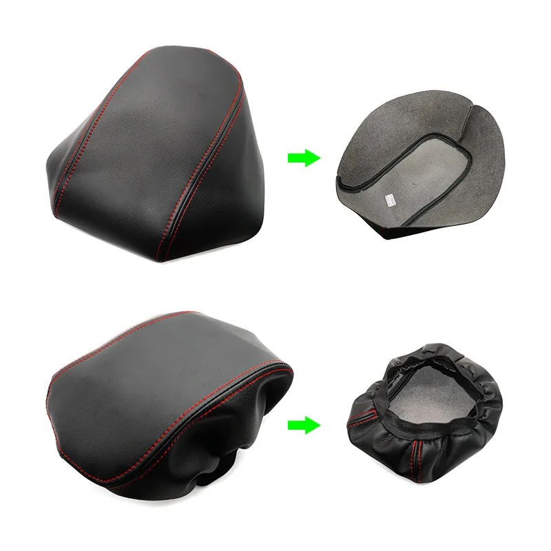 For Hyundai Sonata 2004 2005 2006 2007 2008 Microfiber Leather Car Interior Center Console Lid Armrest Pad Cover Decoration Trim