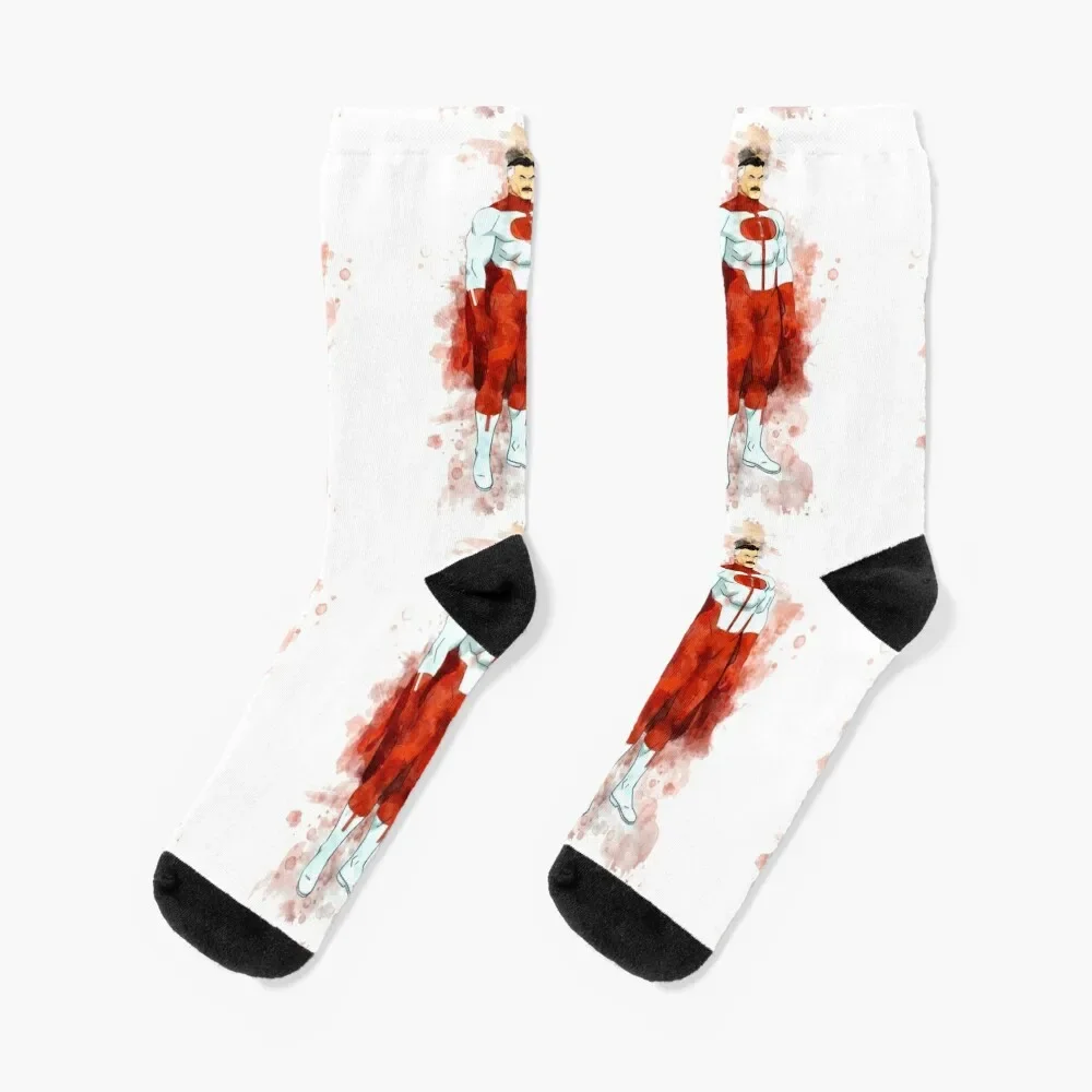 

Invincible - Omni-Man *watercolor* Socks custom sports custom hiphop luxury Socks For Men Women's