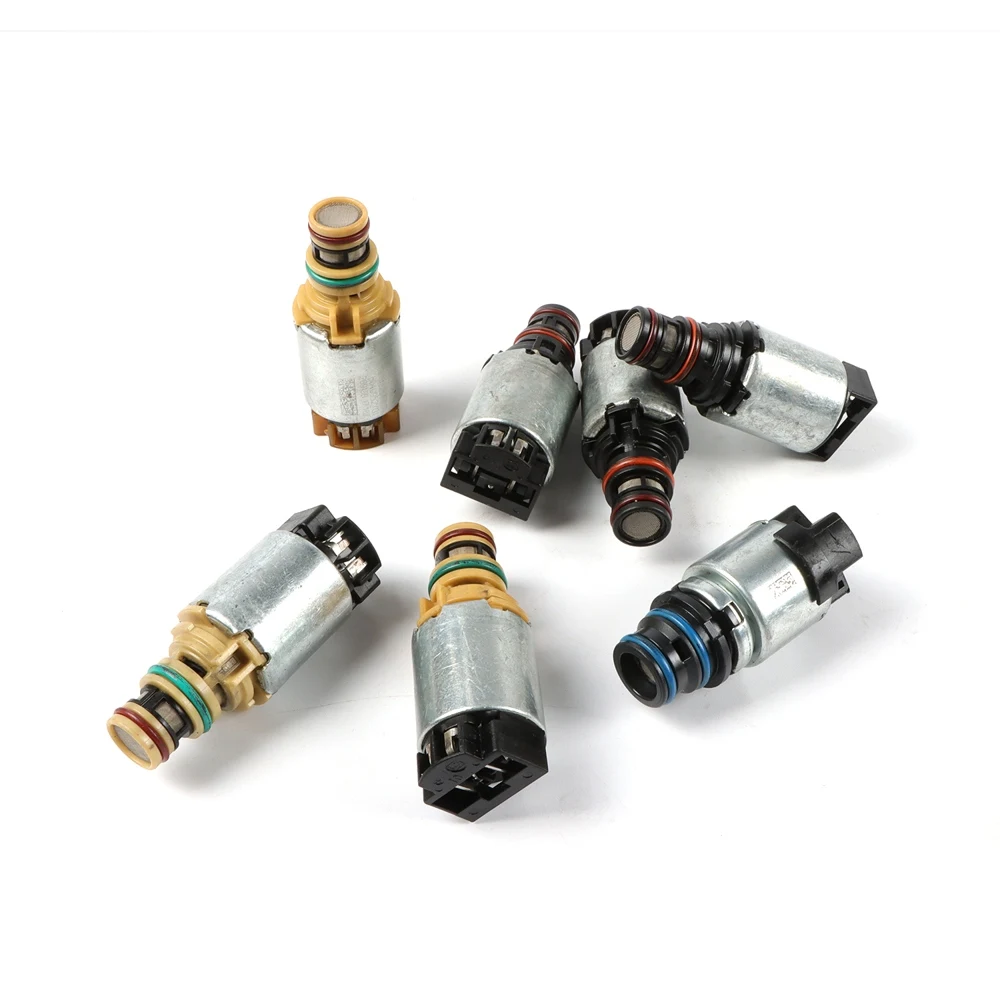 7Pcs 6T45E 6T40 Transmission Solenoid For Chevy Cruze LaCrosse Malibu Buick Transmission Drivetrain Automatic Transmission Part